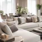 large apartment into a haven of style with this living room's design, where spaciousness